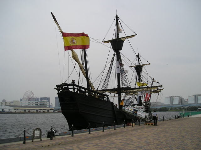 帆船ビクトリア号復元船　東京お台場へ